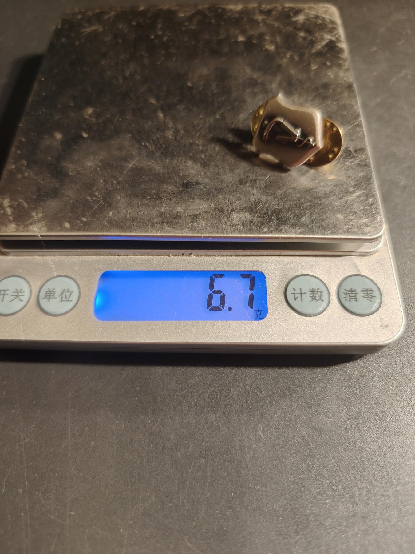 老王徽章第168期 美国空军护士领章     925银.    6.7g