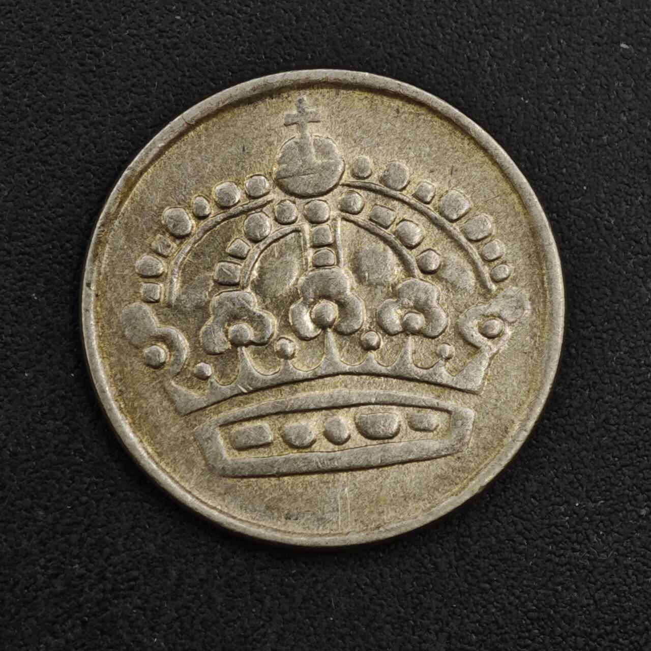 【淘币小摊】实时拍第八百一十八拍   散币小银币场   满百包邮可预留二周 每周一统一发货   瑞典1957年25欧尔银币