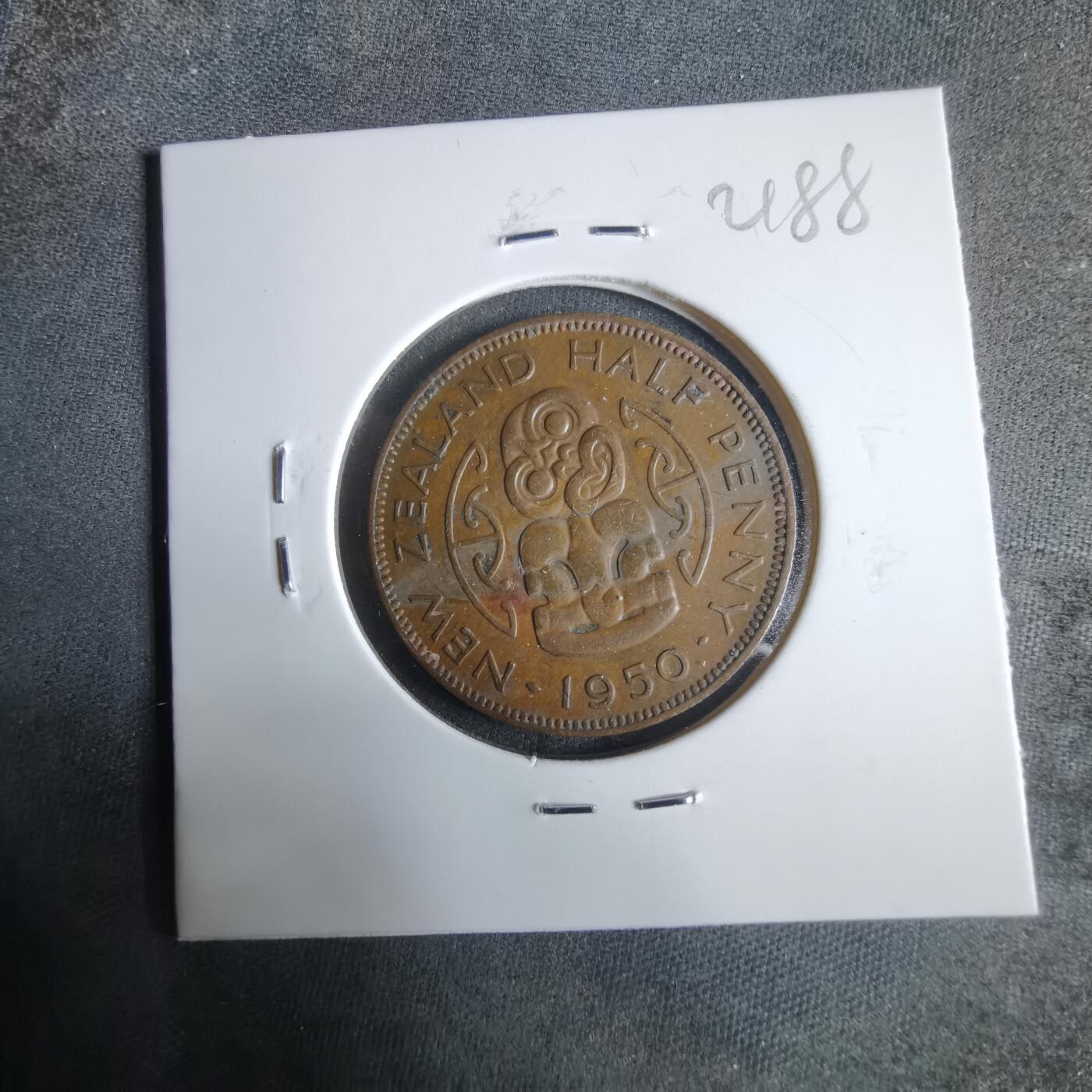 沼泽如烟--第921场 新西兰1950年半便士