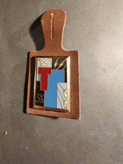 老王徽章第168期 - 法国陆军第38通信团证章