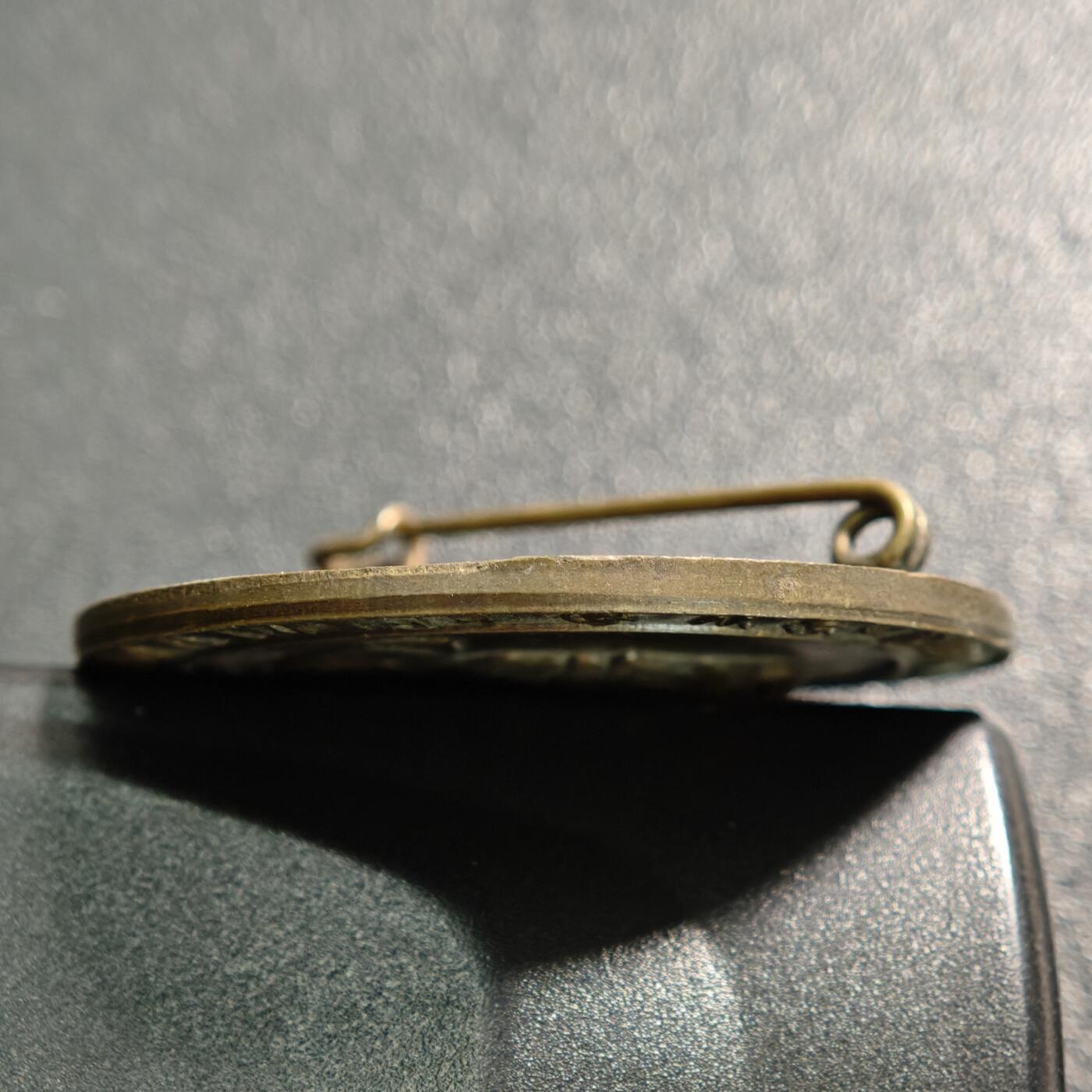 【德藏】世界币章拍卖第156期（拍品征集中~欢迎藏友联系） 1934年 德国民族社会主义工人党党首像章纪念铜章 直径约：38.1mm；重约：18.5g（原图请联系客服）