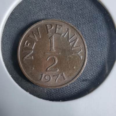 沼泽如烟--第921场 - 根西1971年半便士