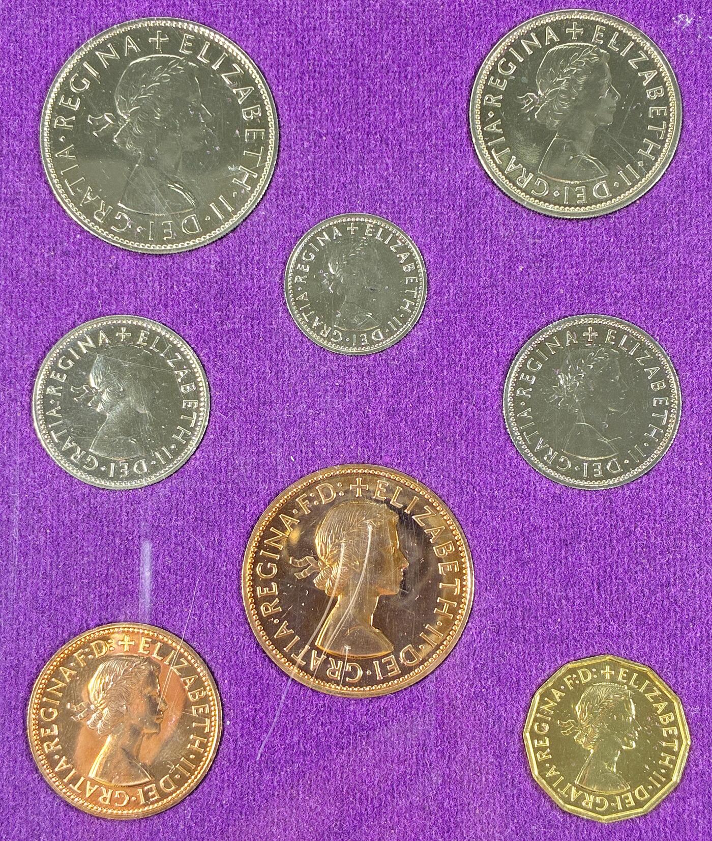 【雨安】【直播拍卖】【世界币章118期-裸币】2025-12-05 周五 19:30 保真 [现代套币] Great Britain 英国 套币 精制套币 1970年