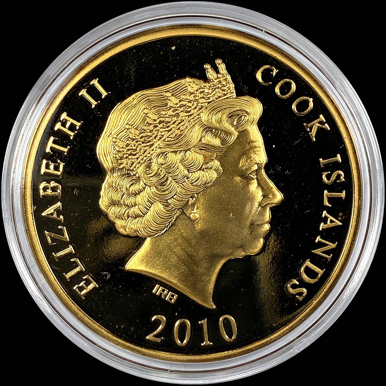 【雨安】【直播拍卖】【世界币章118期-裸币】2025-12-05 周五 19:30 保真 [现代裸币] Cook Island 库克群岛 1元 2010年 德国乌尔姆教堂