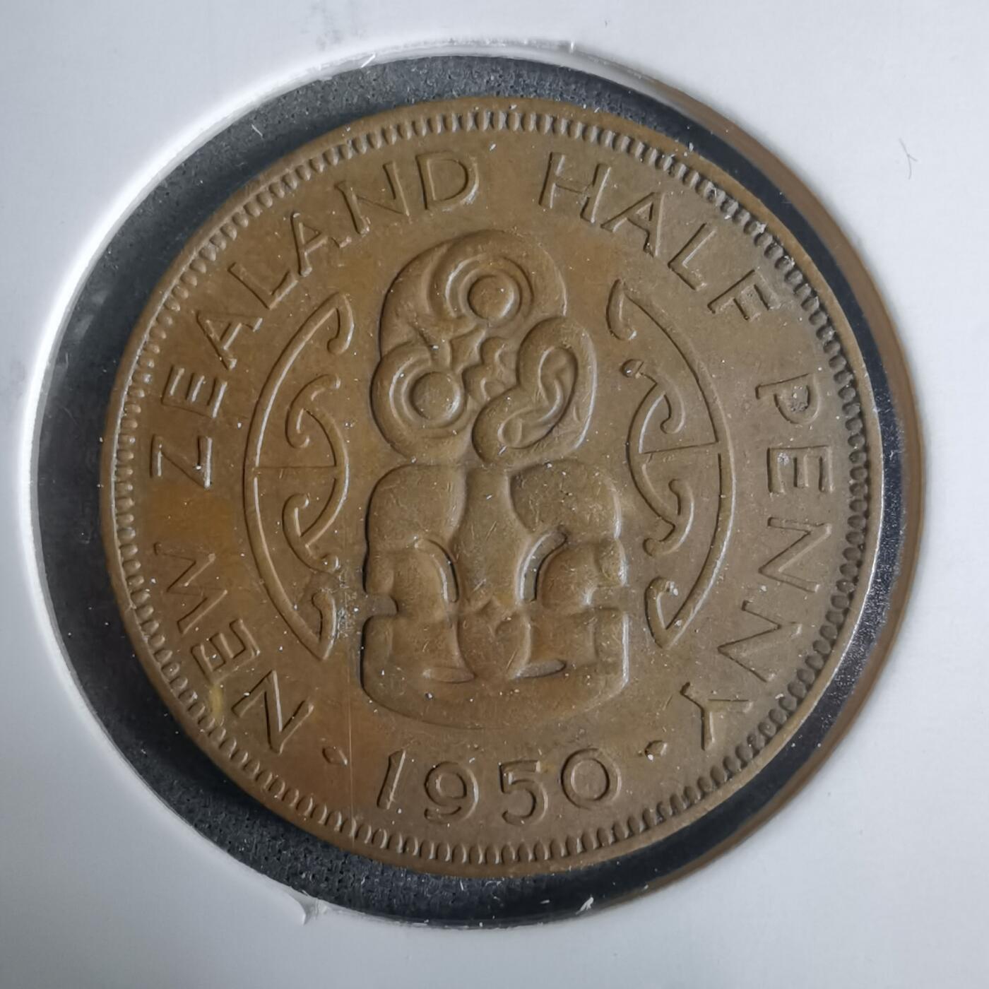 沼泽如烟--第921场 新西兰1950年半便士