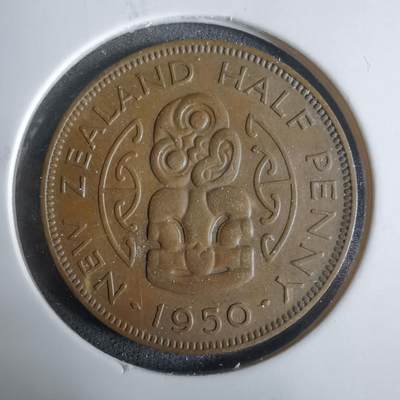 沼泽如烟--第921场 - 新西兰1950年半便士