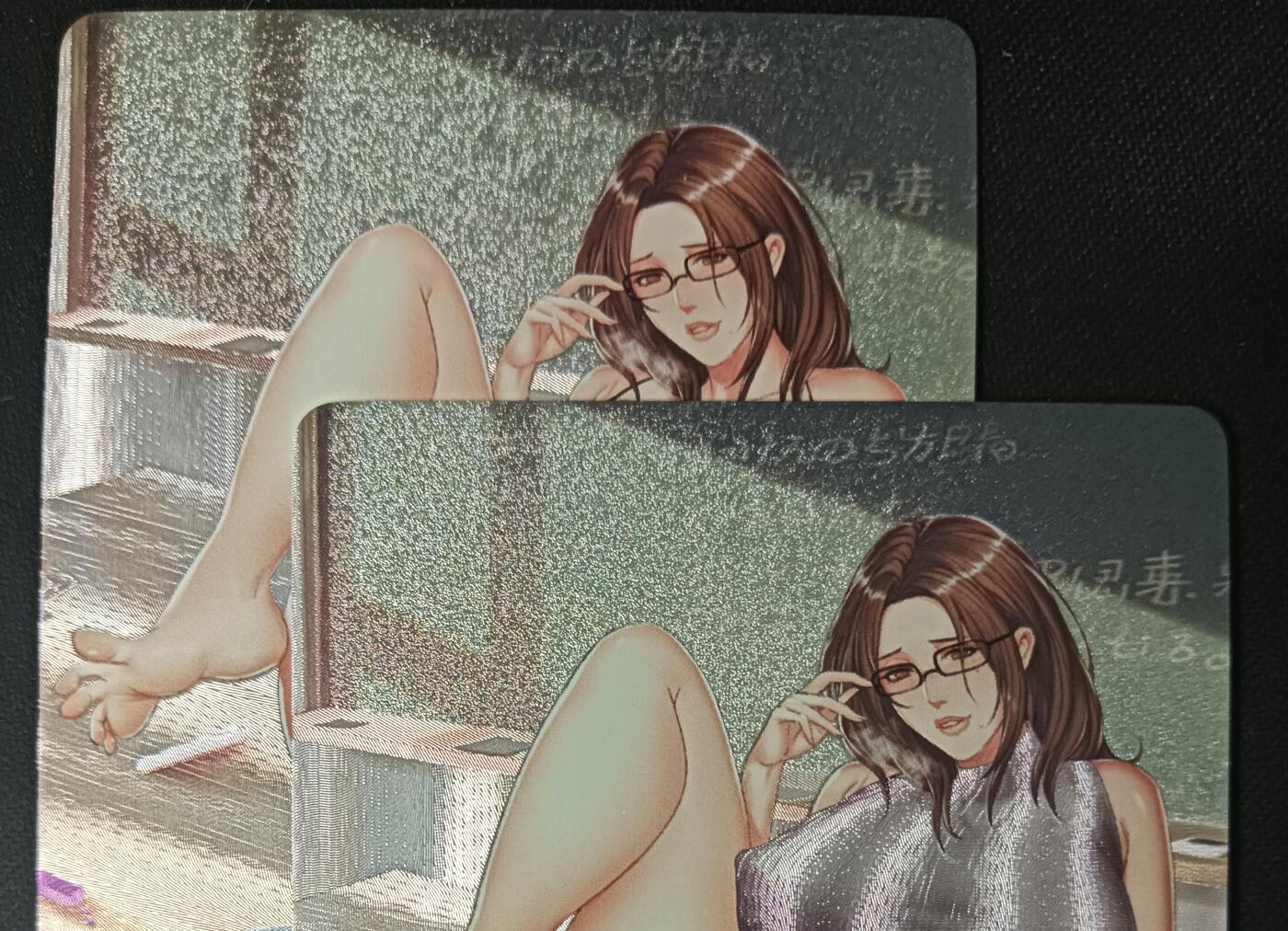 花开卡拍第61期（3月7号周六截拍，品控勿拍!!!拍品不寄存，运费5元（新疆需补运费差价或顺丰到付），自制卡难免瑕疵，可能存在轻微撞角爆边等出厂瑕疵，品控介意勿拍！） 逍遥文创 动漫同人原创女神 织田 两渐变 粗闪