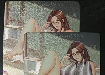 花开卡拍第61期（3月7号周六截拍，品控勿拍!!!拍品不寄存，运费5元（新疆需补运费差价或顺丰到付），自制卡难免瑕疵，可能存在轻微撞角爆边等出厂瑕疵，品控介意勿拍！） - 逍遥文创 动漫同人原创女神 织田 两渐变 粗闪