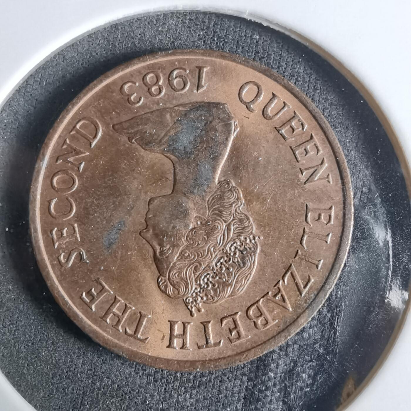 沼泽如烟--第921场 泽西1983年1便士