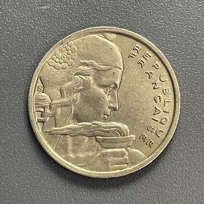 回流1208 - 法国1955年第四共和国时期100法郎 玛丽安娜持火炬