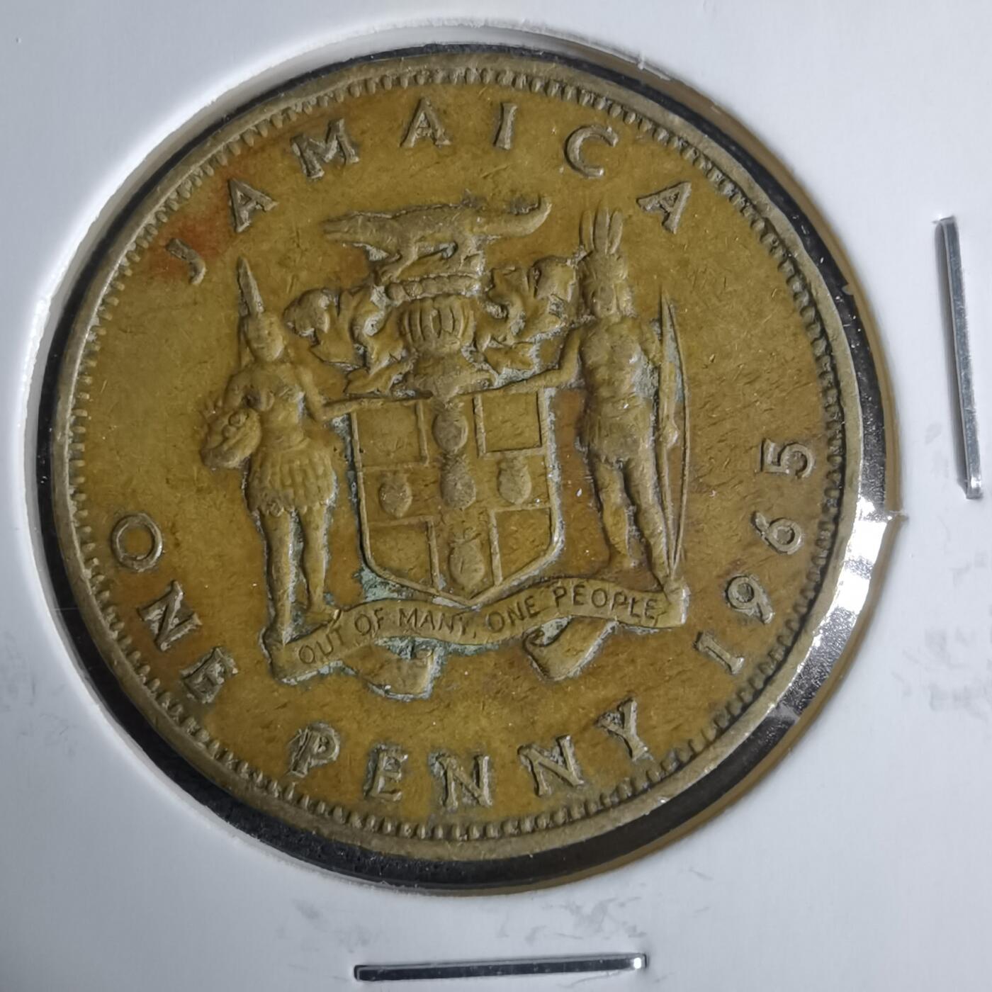 沼泽如烟--第921场 牙买加1965年1便士