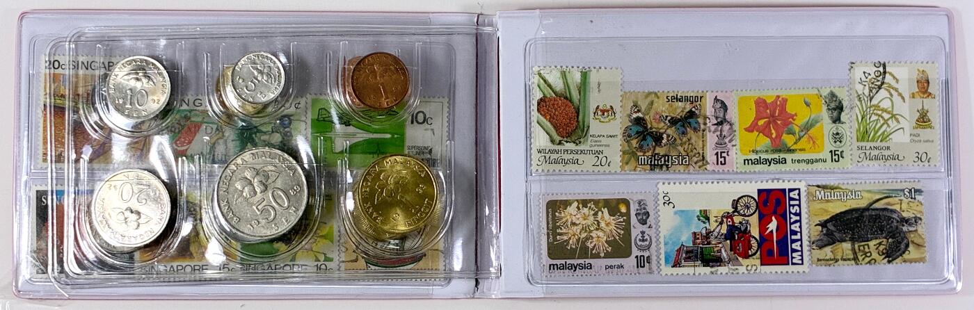 【雨安】【直播拍卖】【世界币章118期-裸币】2025-12-05 周五 19:30 保真 [现代套币] Singapore 新加坡 马来西亚 套币