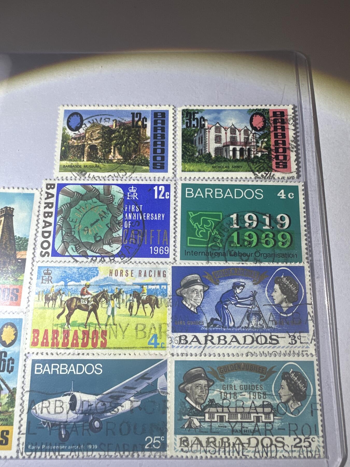 12.6邮票专场 巴巴多斯信销散票16枚