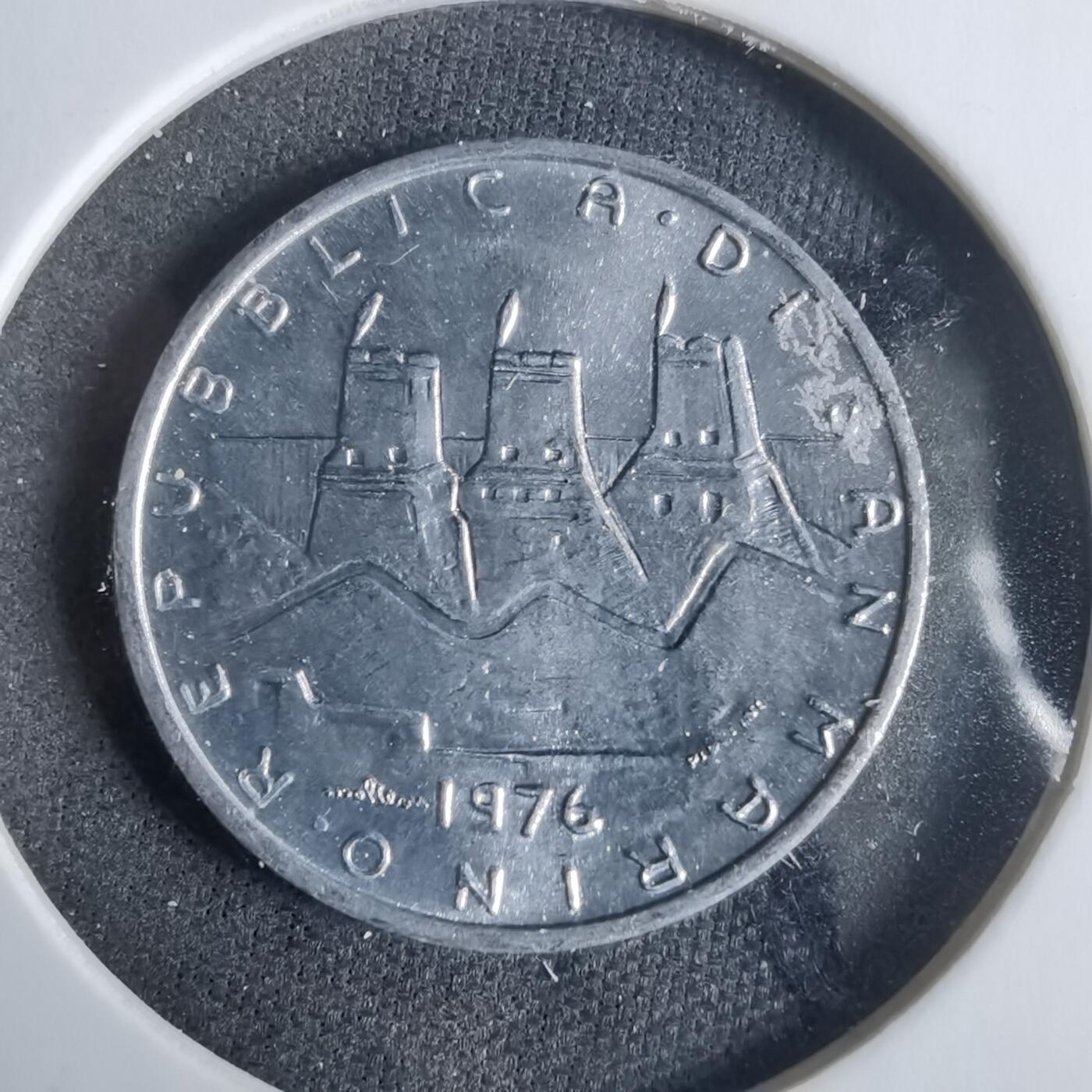 沼泽如烟--第921场 圣马力诺1976年5里拉FAO