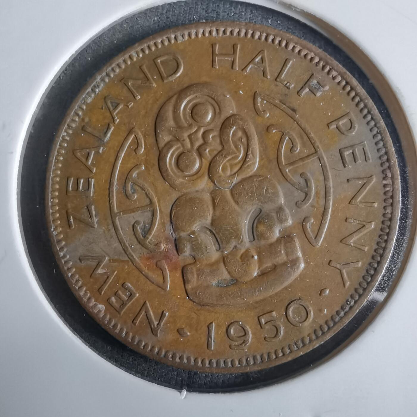 沼泽如烟--第921场 新西兰1950年半便士