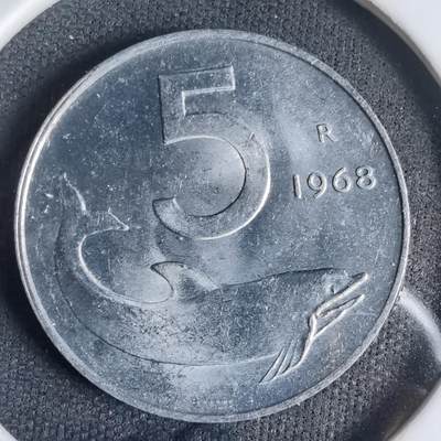 沼泽如烟--第921场 - 意大利1968年5里拉