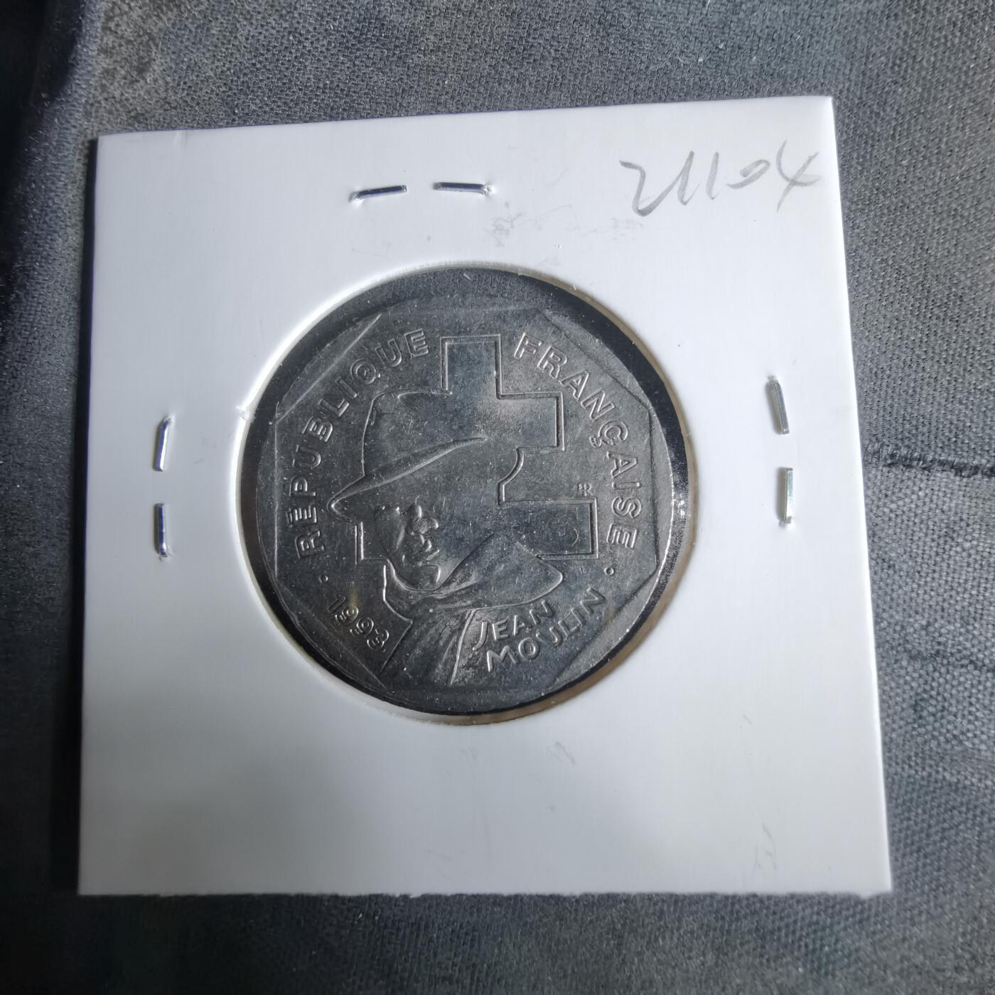 沼泽如烟--第921场 法国1993年2法郎纪念币