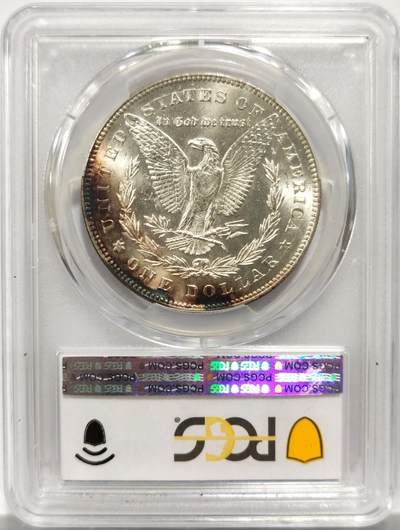 博洋堂世界钱币拍卖第150期（全场包邮） PCGS MS64 美国1878年摩根大银币，7TF reverse of 1878，该版别麦稀奇所见最高分，丝滑底板辅以包浆渲染，精致的艺术品