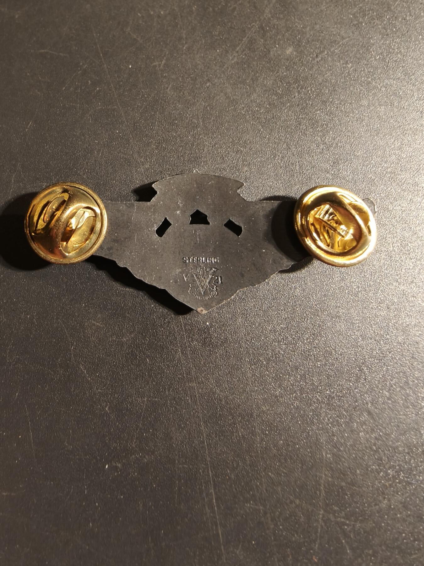 老王徽章第168期 美国空军军医高级技能章 925银 2英寸