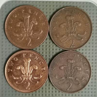 2025年第132场各国散币拍卖（总第132场） - 英国2便士4枚