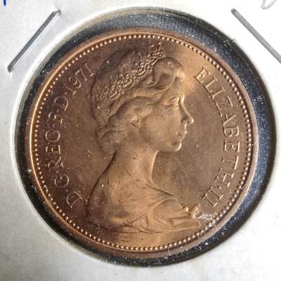 沼泽如烟--第921场 - 英国1971年2便士