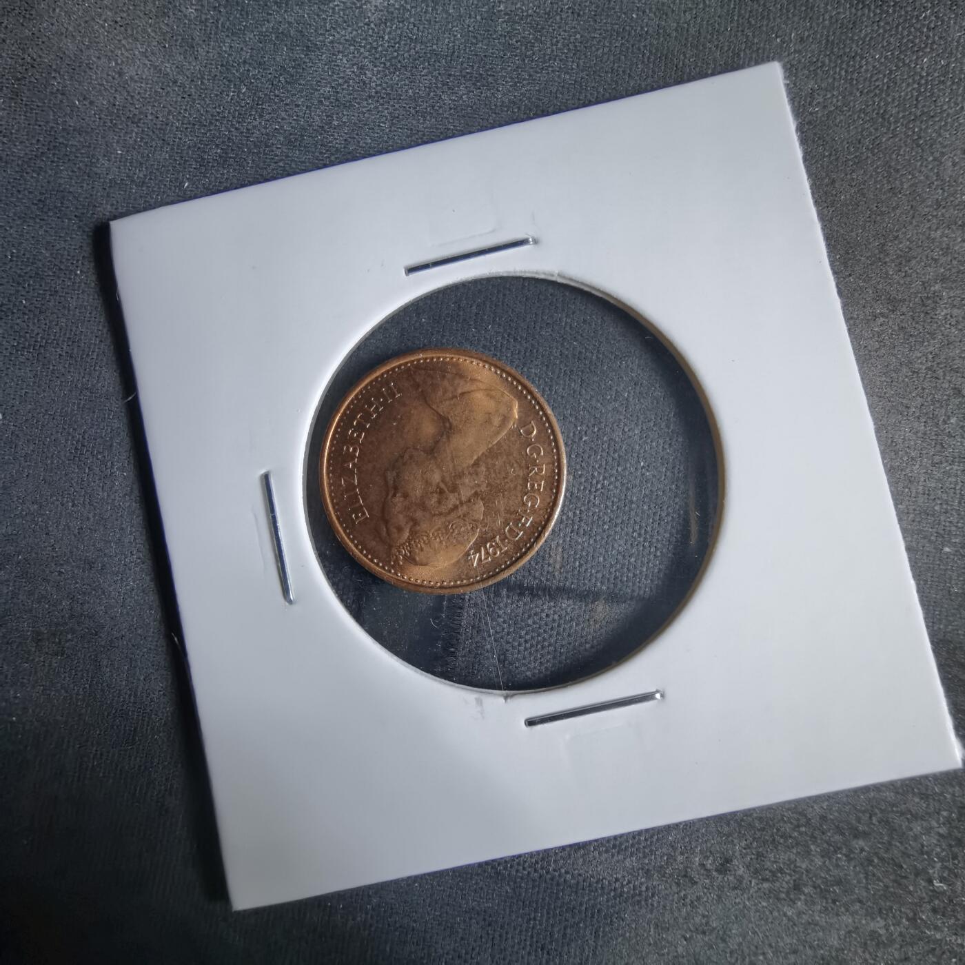 沼泽如烟--第921场 英国1974年半便士