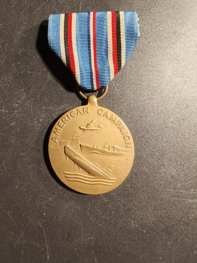 老王徽章第168期 - 美国二战美洲战区服役奖章