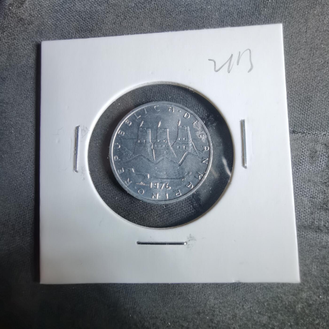 沼泽如烟--第921场 圣马力诺1976年5里拉FAO