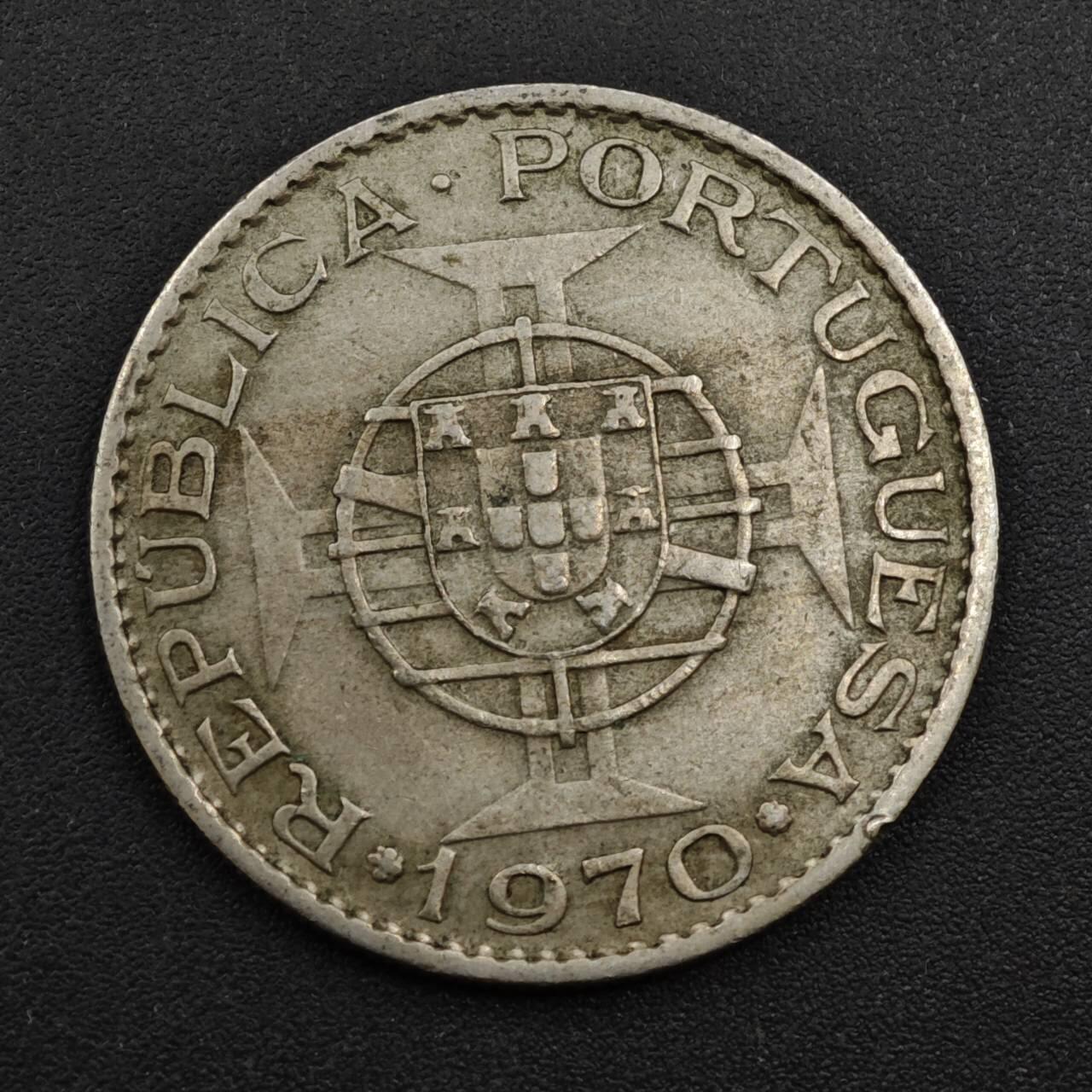 【淘币小摊】实时拍第八百一十八拍   散币小银币场   满百包邮可预留二周 每周一统一发货   莫桑比克1970年10埃斯库多镍币