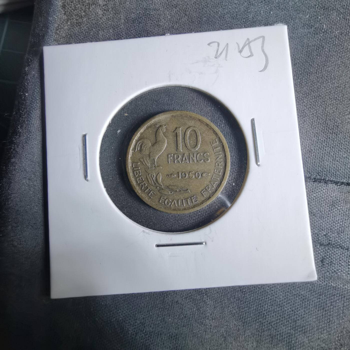 沼泽如烟--第921场 法国1950年十法郎