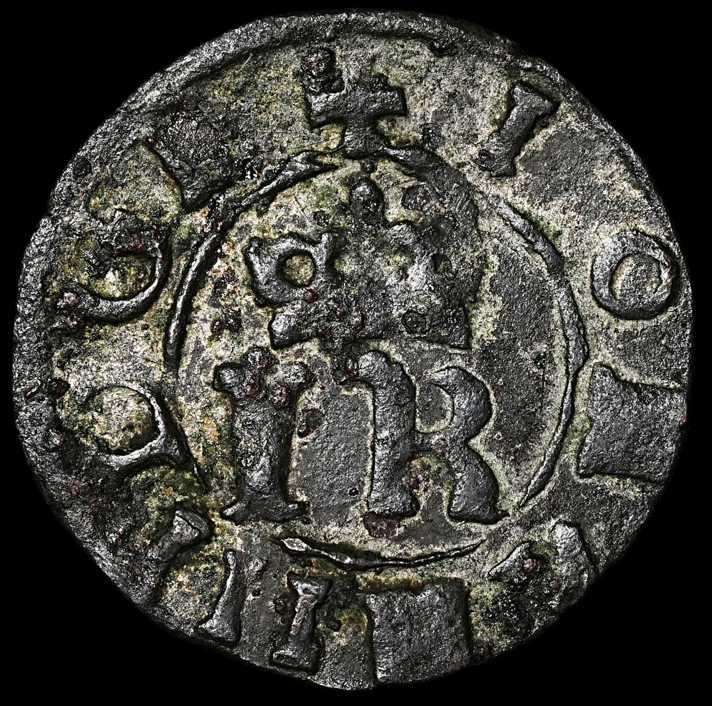 修遠堂世界钱币第九十六期 16世纪瑞典 约翰三世时期打制币 带藏家手写标签 0.86g