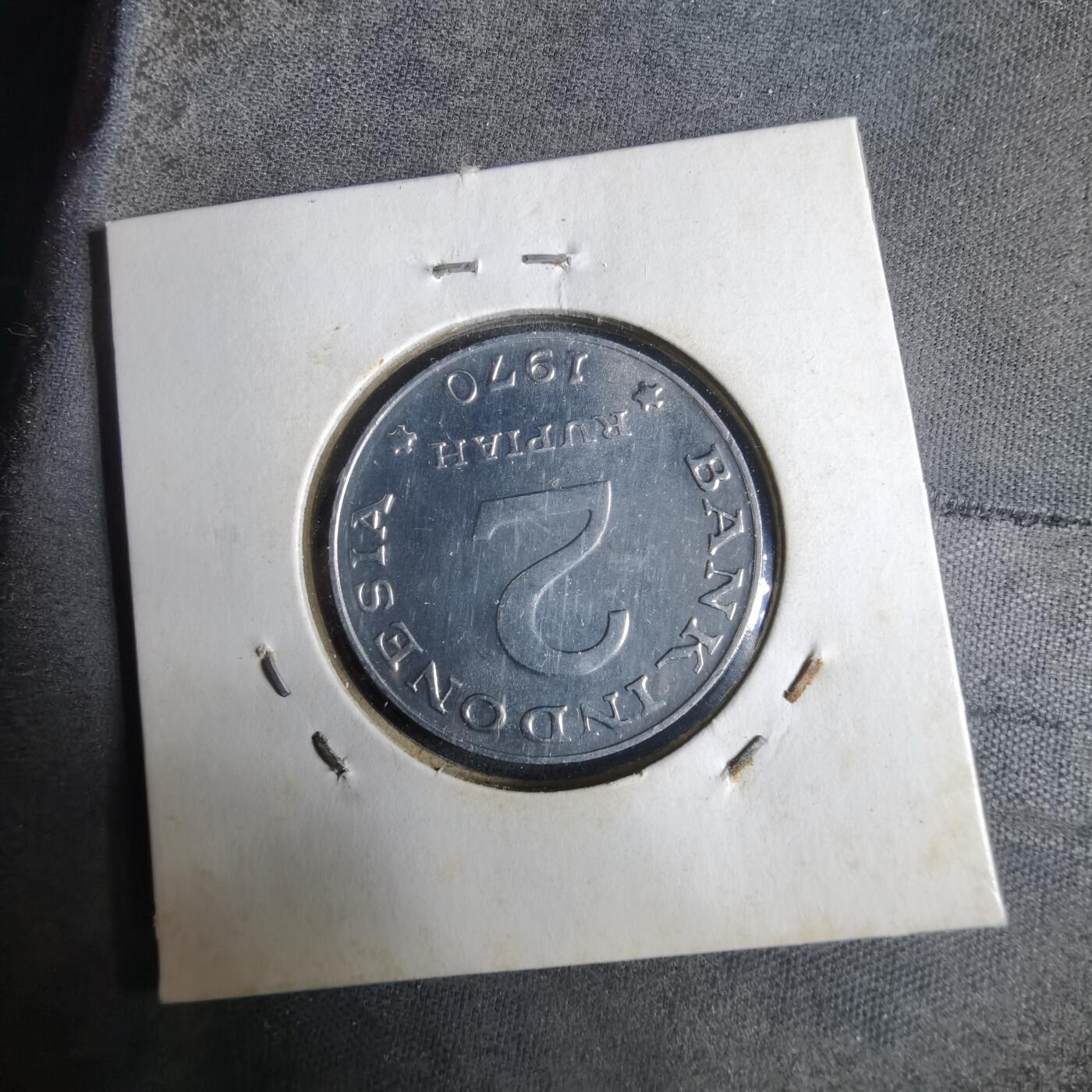 沼泽如烟--第921场 印度尼西亚1970年2卢比