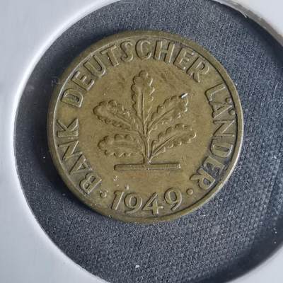 沼泽如烟--第921场 - 德国1949年5芬尼银行版