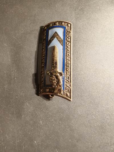 老王徽章第168期 - 法国国家现役士官学校证章