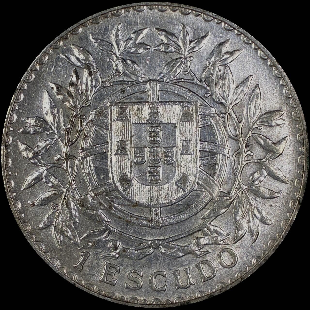 【雨安】【直播拍卖】【世界币章118期-裸币】2025-12-05 周五 19:30 保真 [裸币各国] Portugal 葡萄牙 共和国 1埃斯库多 1915年