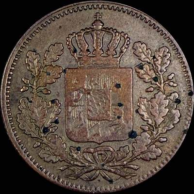 【雨安】【直播拍卖】【世界币章118期-裸币】2025-12-05 周五 19:30 保真 - [裸币德国] Germany 德国 德意志 1/2克鲁泽 1851年