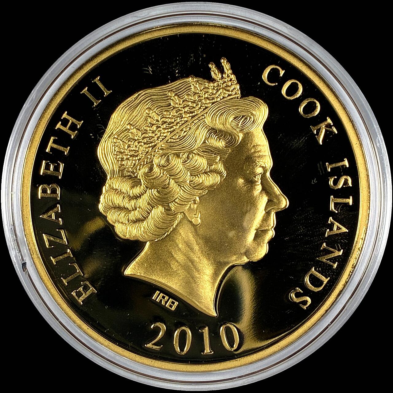 【雨安】【直播拍卖】【世界币章118期-裸币】2025-12-05 周五 19:30 保真 [现代裸币] Cook Island 库克群岛 1元 2010年 德国易北爱乐音乐厅