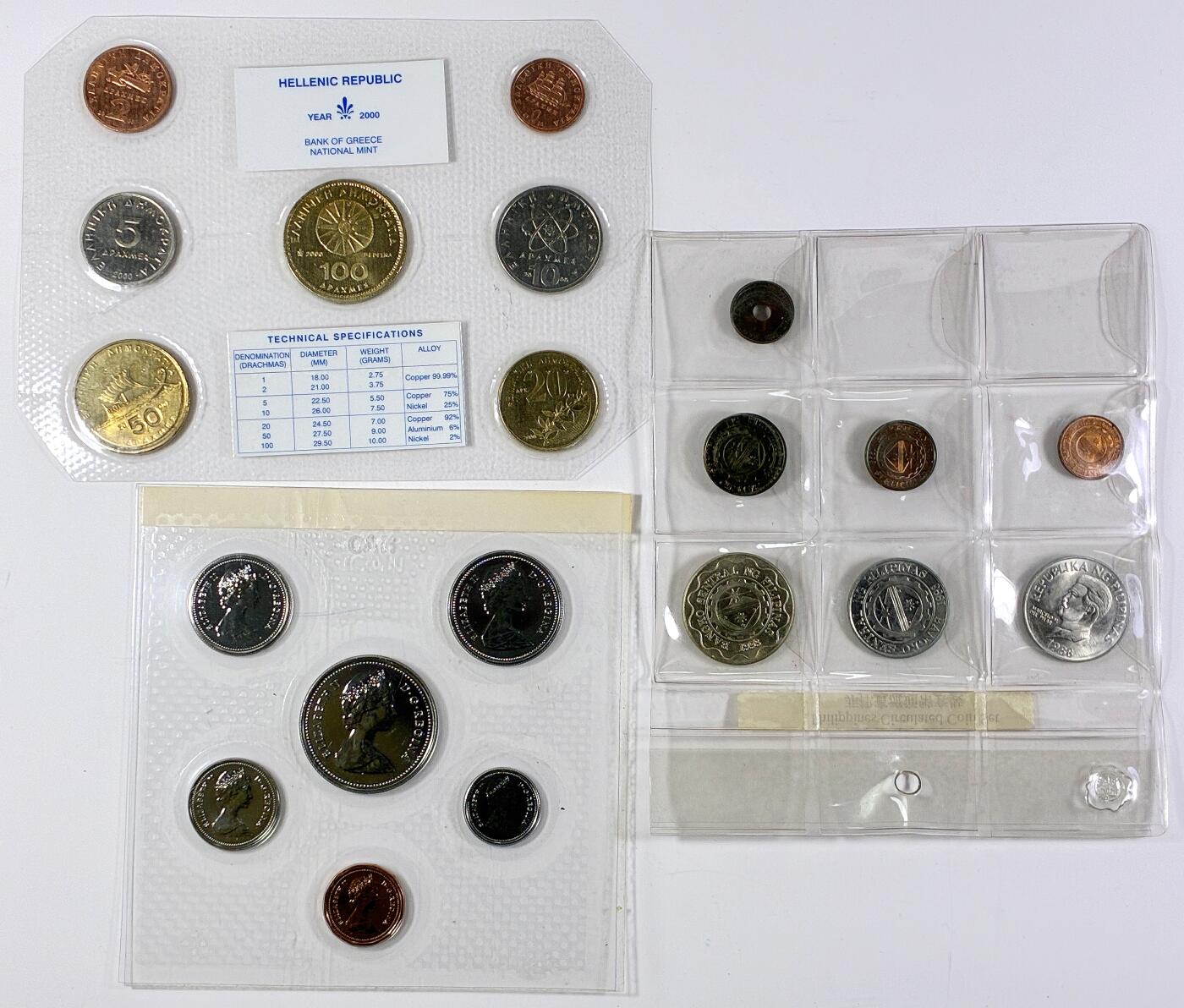 【雨安】【直播拍卖】【世界币章118期-裸币】2025-12-05 周五 19:30 保真 [现代套币] World 世界各国 套币 3套