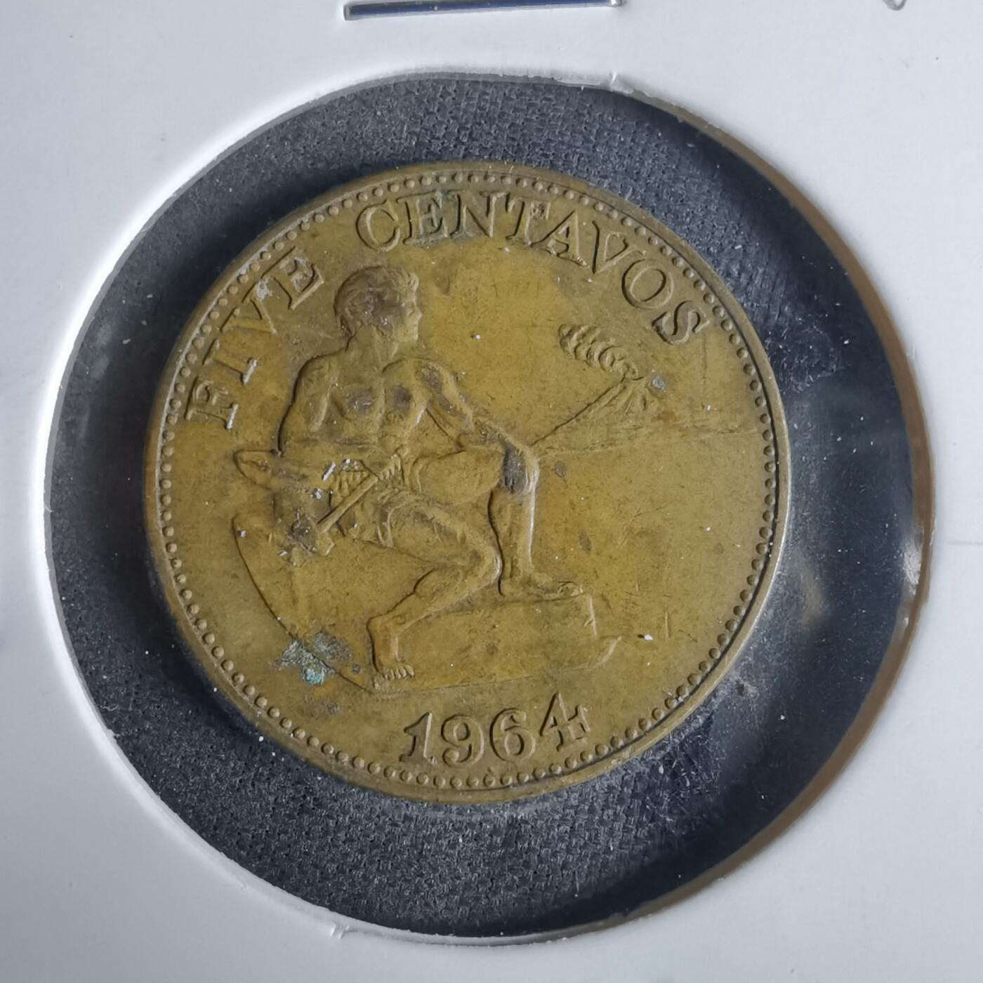 沼泽如烟--第921场 菲律宾1964年五分