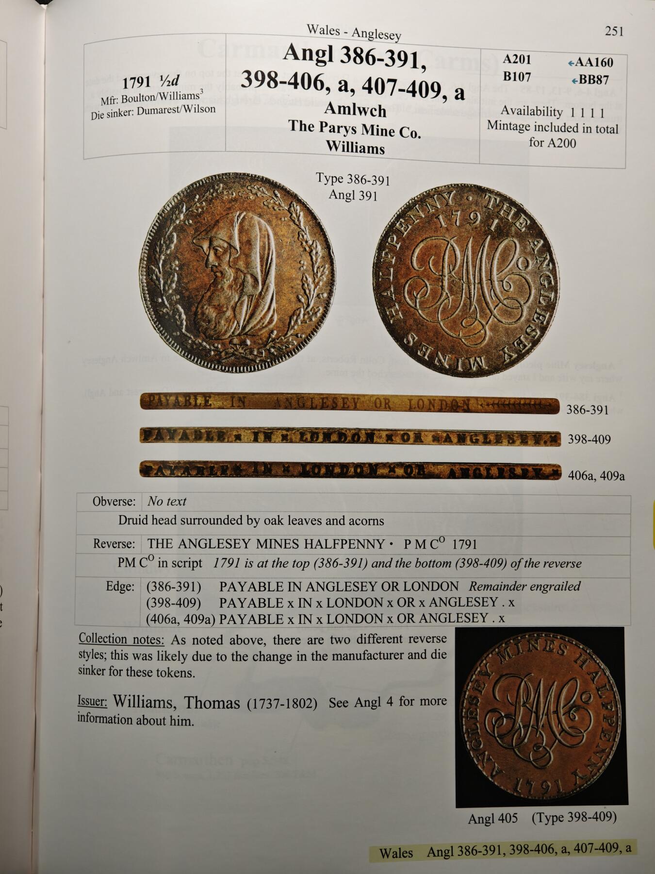 【德藏】世界币章拍卖第156期（拍品征集中~欢迎藏友联系） 98新 1787-1804年英国与爱尔兰铜币目录 硬壳精装 全彩铜板纸印刷 全书约380页