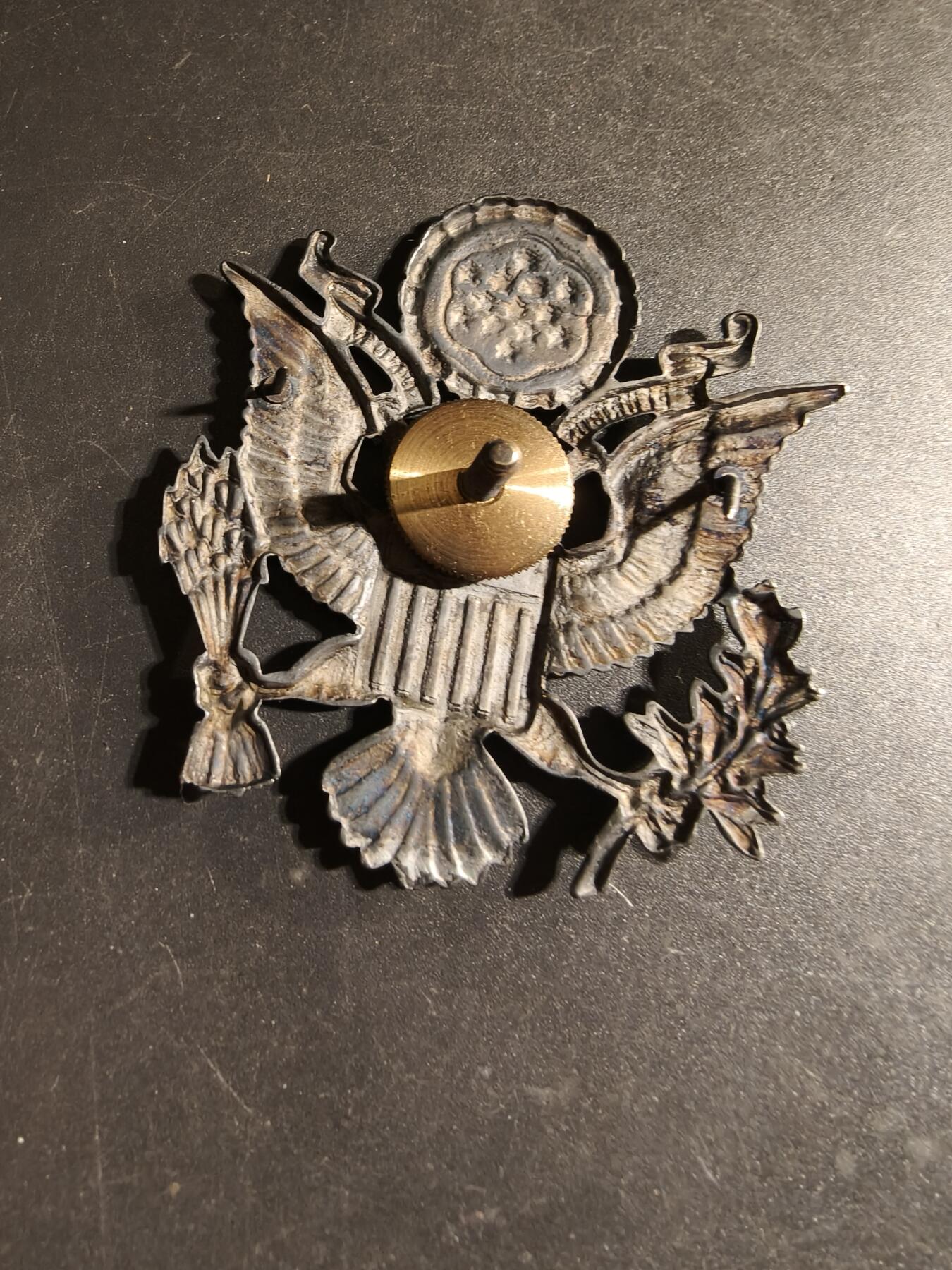 老王徽章第168期 美国空军军官大檐帽帽徽