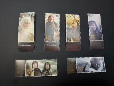 理想集藏 / 博彦收藏   12月10日 8点 邮票专场 全场包邮 - 新西兰 指环王邮票一套 全新