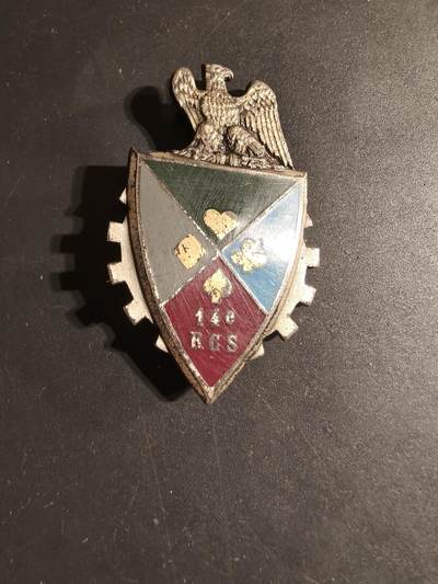 老王徽章第168期 - 法国第14指挥与支援团证章