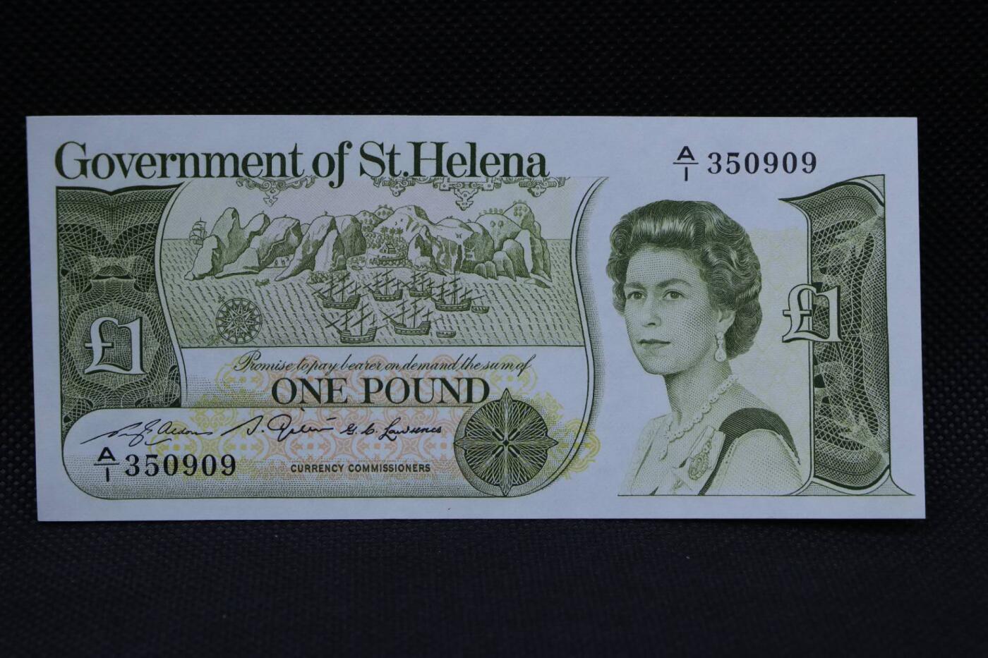 【淘币小摊】限时拍第八百二十一拍  纸币场  满百包邮可预留两周  周一统一发货   圣赫勒拿1镑纸币