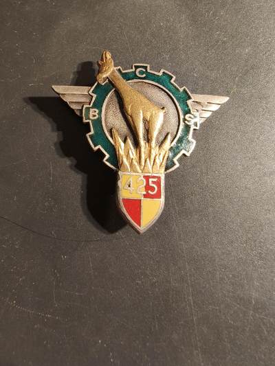 老王徽章第168期 - 法国第425指挥与支援营证章