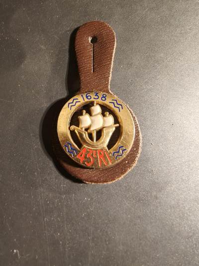 老王徽章第168期 - 法国第43步兵团证章