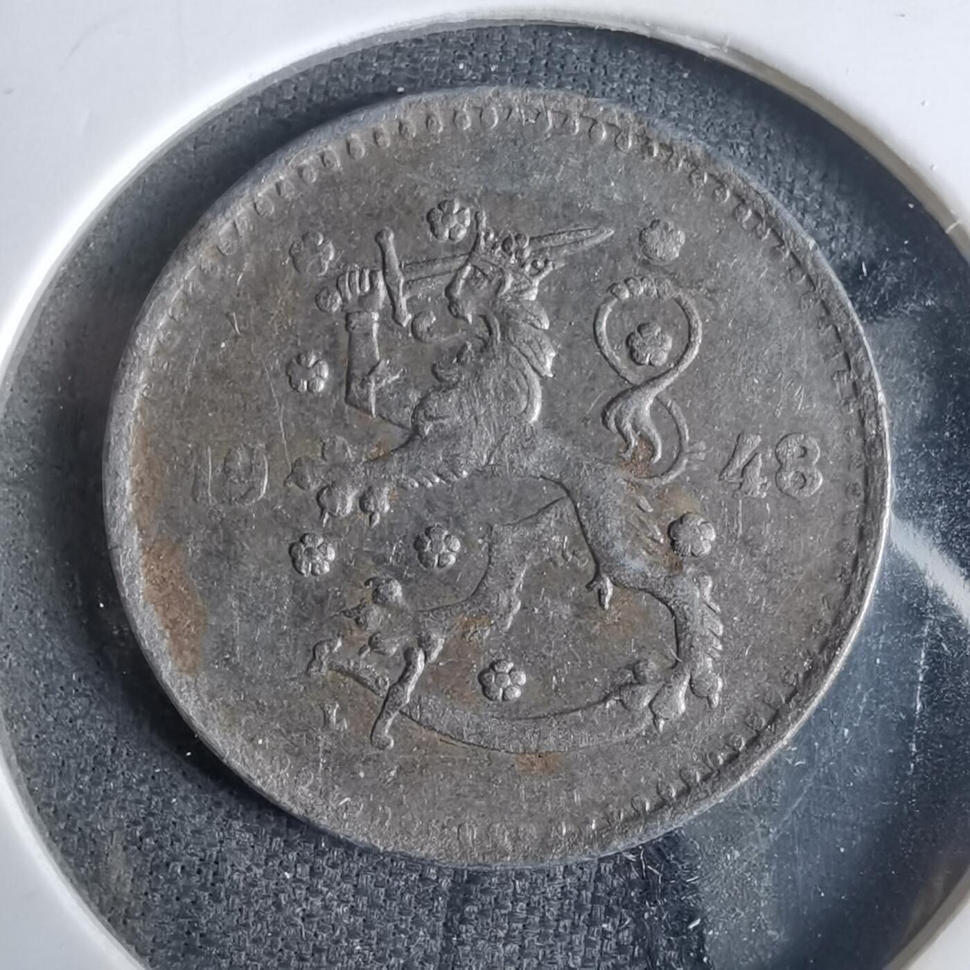 沼泽如烟--第921场 芬兰1948年1马克