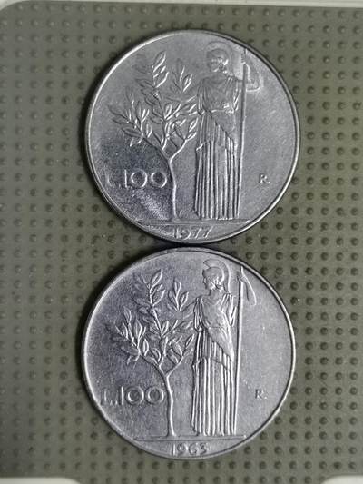 2025年第132场各国散币拍卖（总第132场） - 意大利100里拉2枚