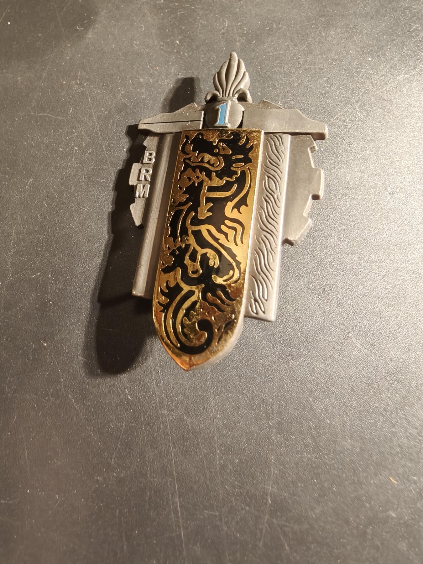 老王徽章第168期 法国第1后勤维修营证章