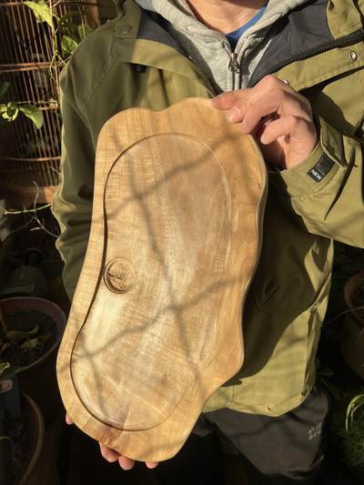 零元拍：金丝楠 茶盘，尺寸约：410/200/185/25MM，药香满鼻，未上漆上蜡 - 零元拍：金丝楠 茶盘，尺寸约：410/200/185/25MM，药香满鼻，未上漆上蜡